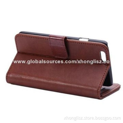 Colorful Universal Flip Leather Wallet Cases for iPhone 6 with Credit Card